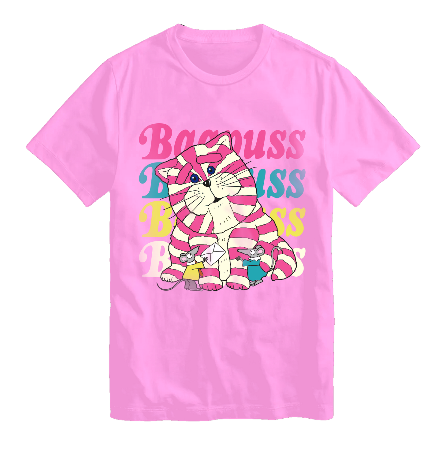 Bagpuss Bagpuss and Mice Pink T-shirt