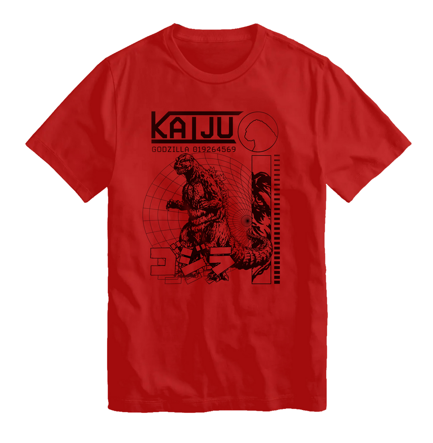 Godzilla Kaiju Red T-Shirt
