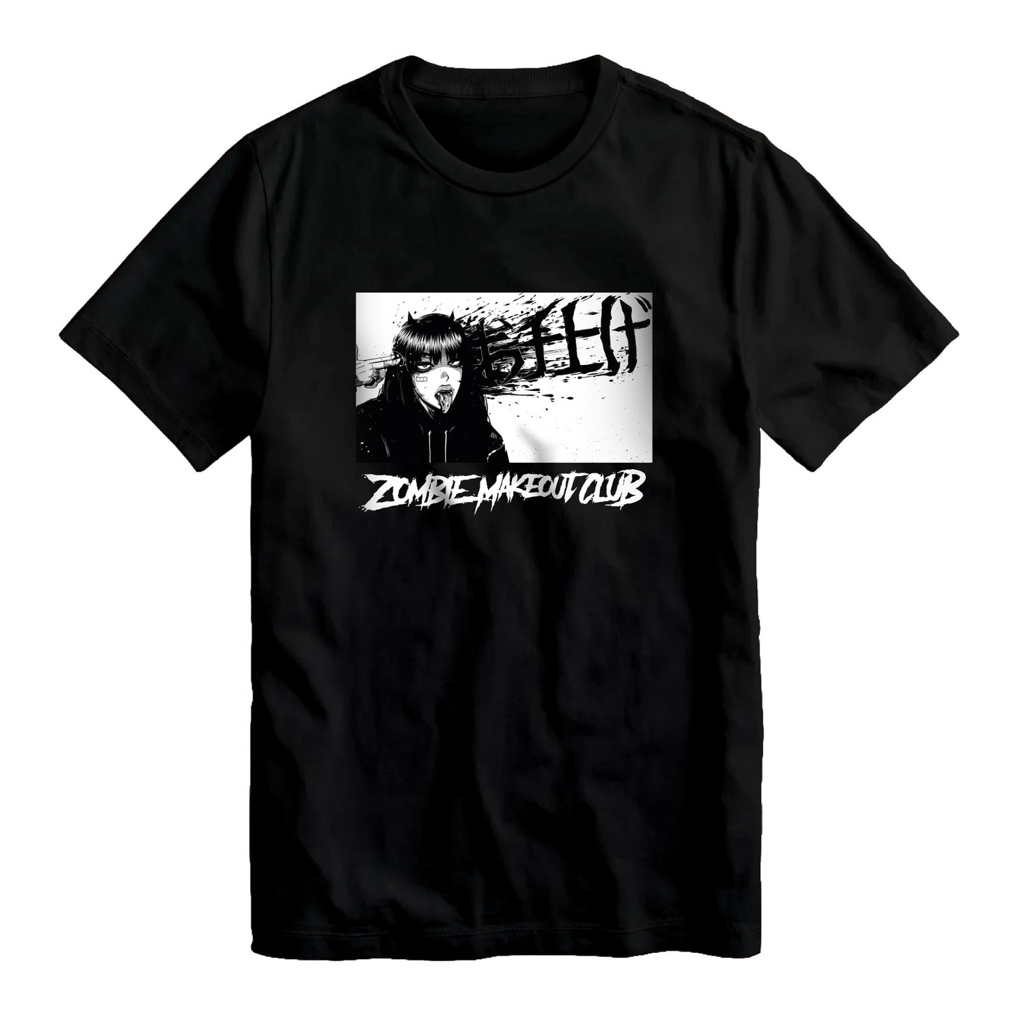 Zombie Make Out Club Help Black T-Shirt