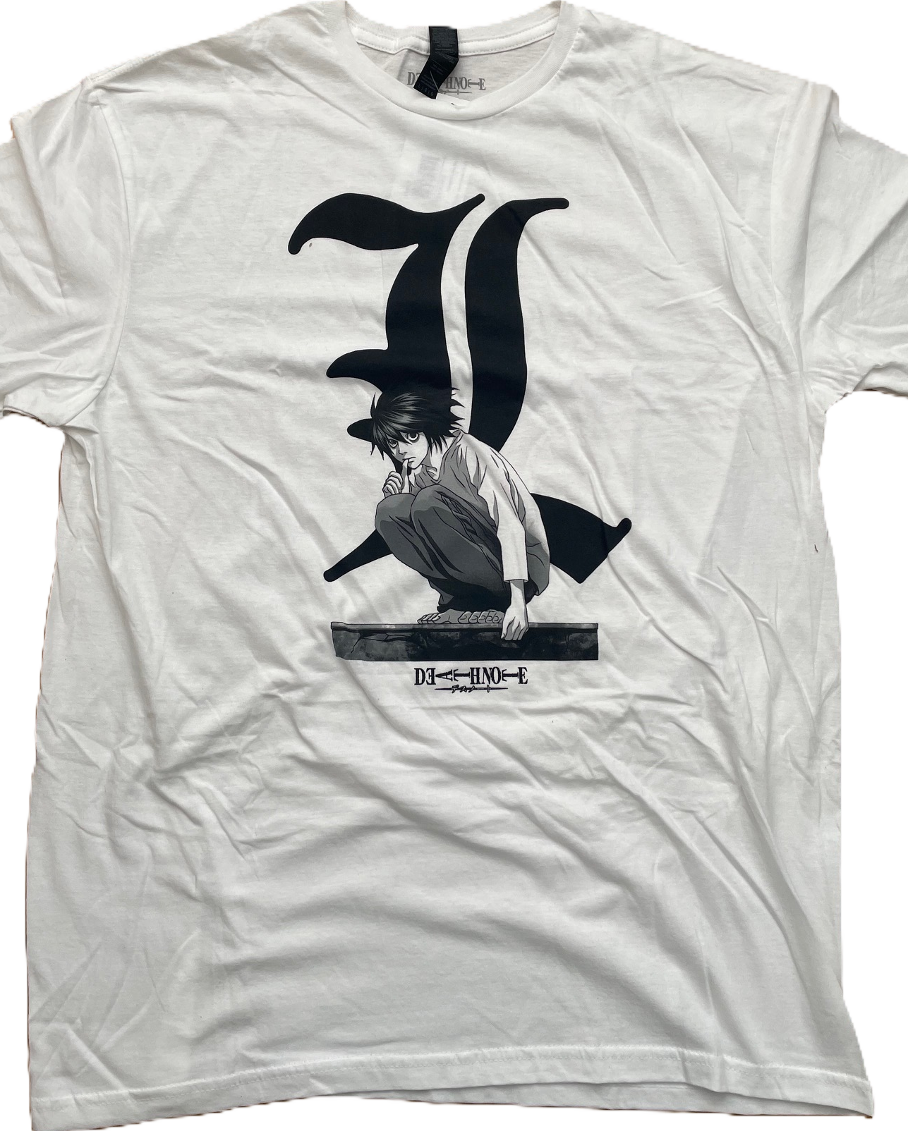 Death Note Lighting Up The Darkness White T-Shirt