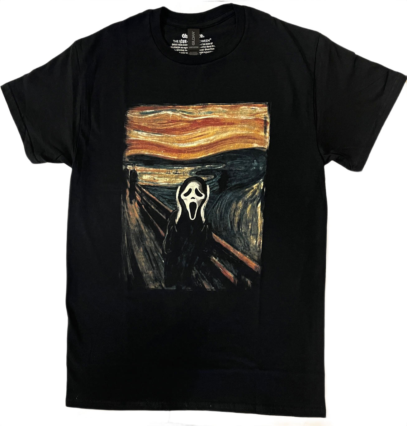 Ghost Face Scream Black T-Shirt