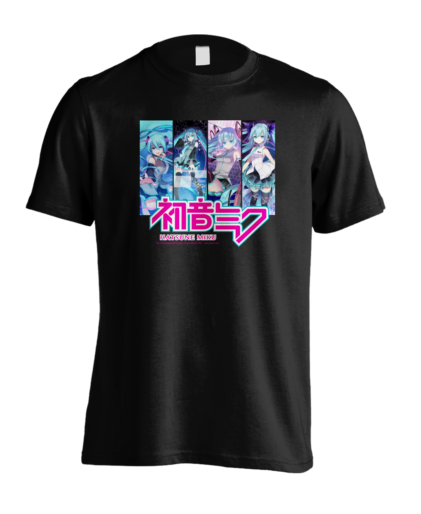 Hatsune Miku “Singing Poses” Black T-Shirt
