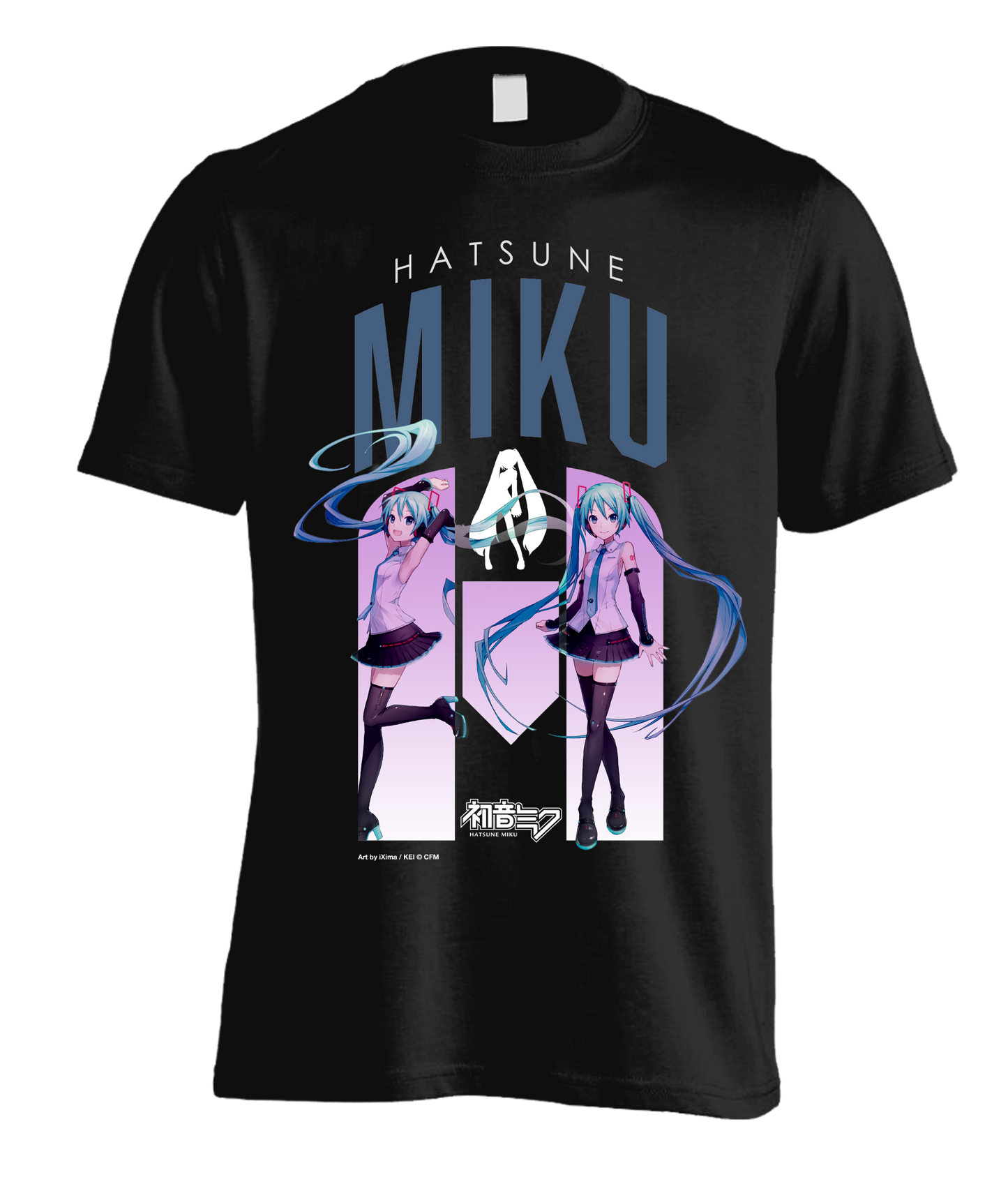 Hatsune Miku “HMU” Black T-Shirt