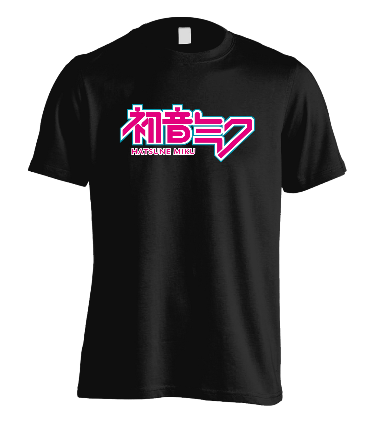 Hatsune Miku Classic Logo Black T-Shirt