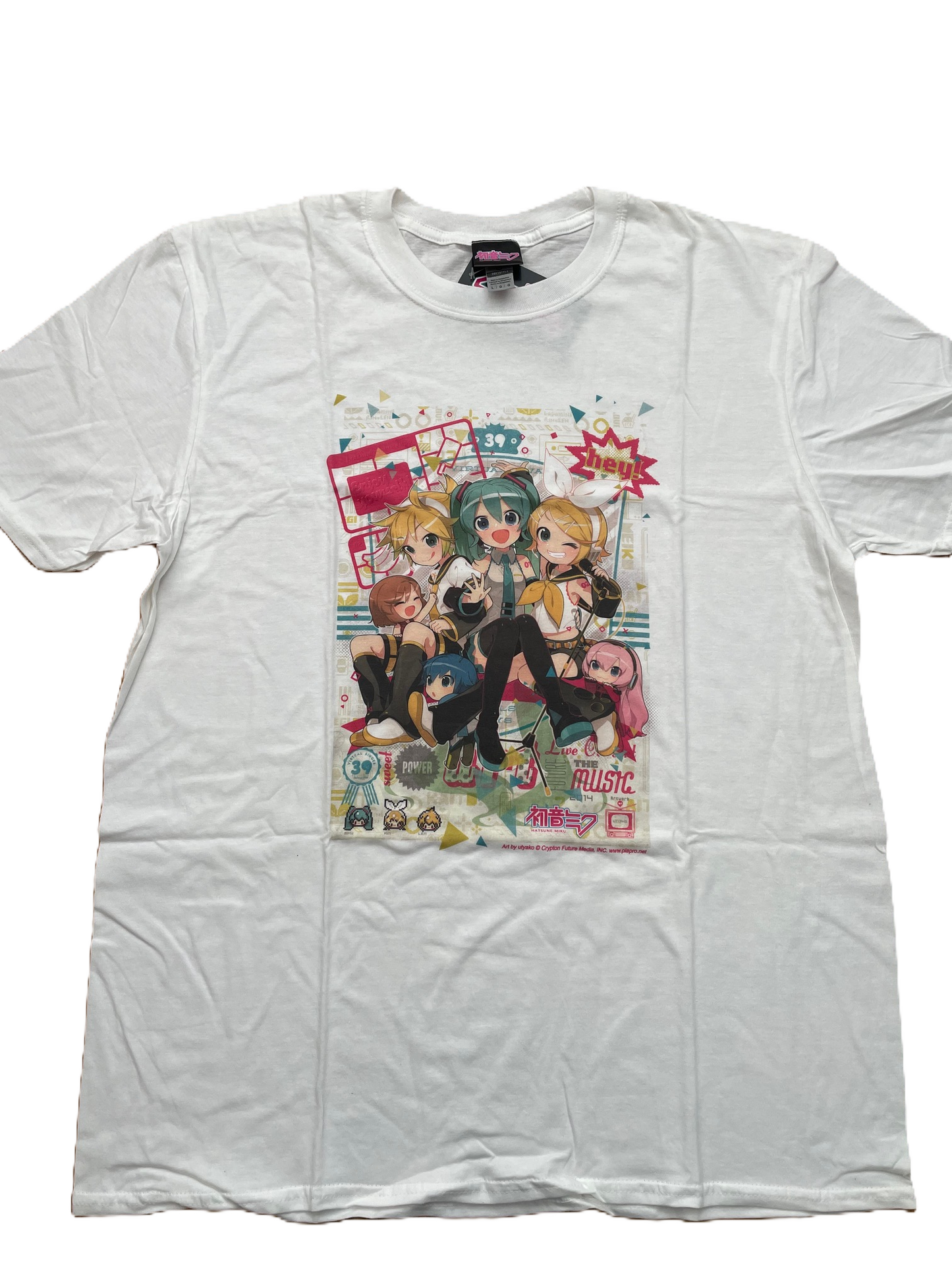 Hatsune Miku “Enjoy the Show” White T-Shirt