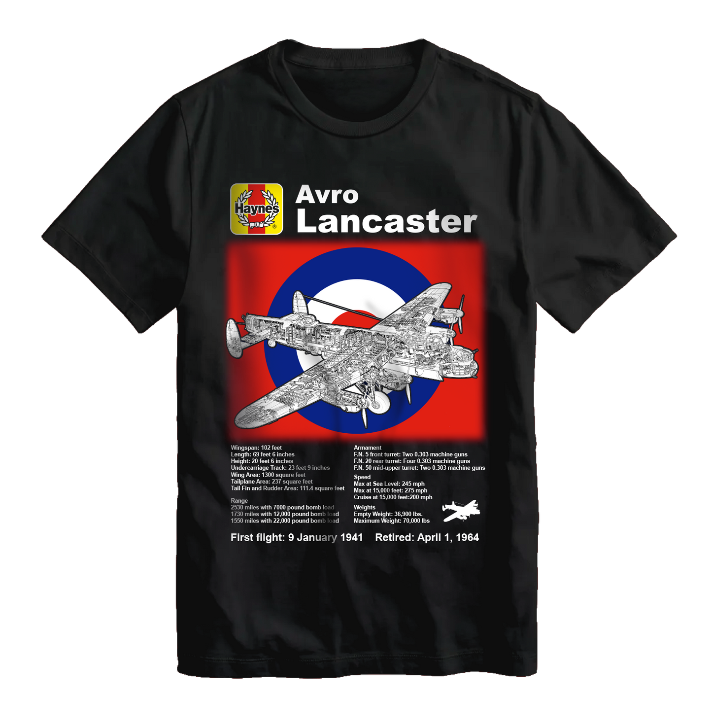 Haynes Lancaster Black T-Shirt