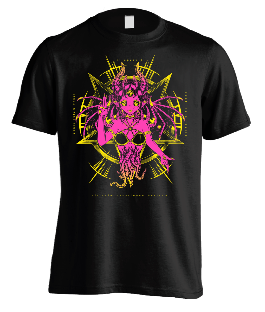 Pinku Kult Ninth Circle Black T-Shirt