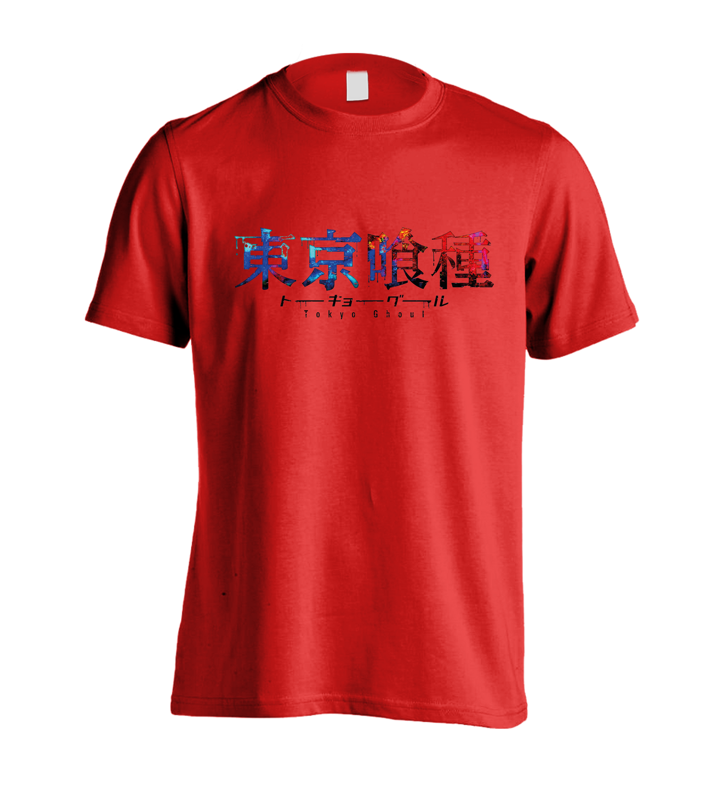 Tokyo Ghoul Japanese Logo Red T-Shirt