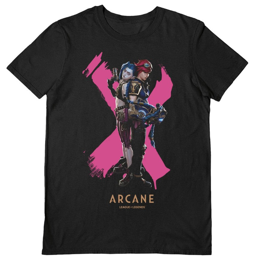 League of Legends Arcane Black T-Shirt