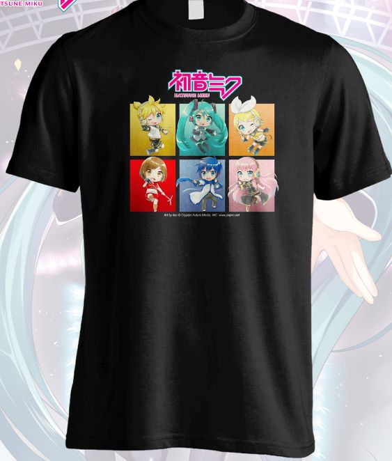 Hatsune Miku “Mini Anthem” Black T-Shirt