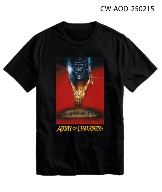 Army of Darkness Weapons Up Black T-Shirt