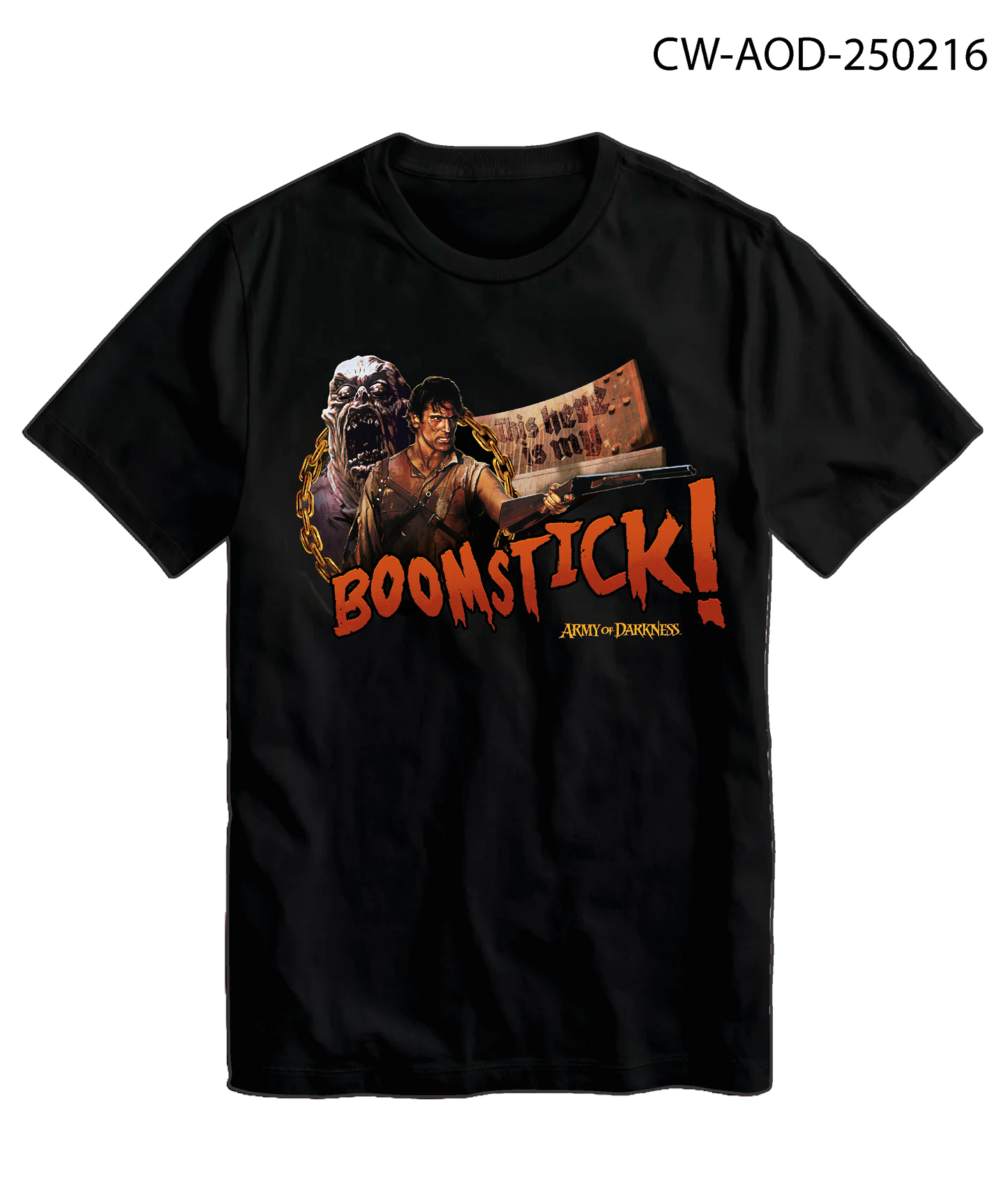Army of Darkness Boom Stick Black T-Shirt