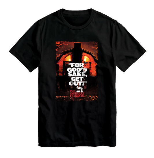 Amityville Horror For Gods Sake Black T-Shirt