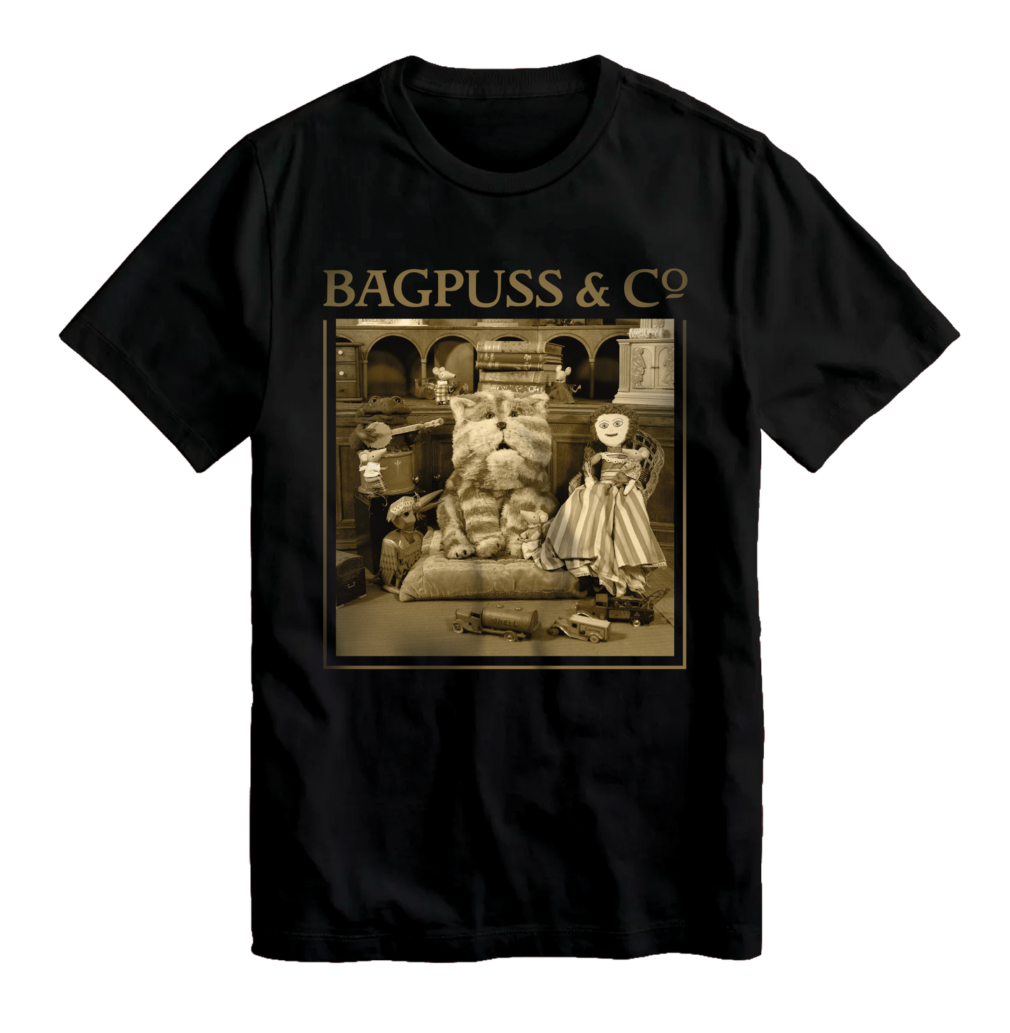 Bagpuss Bagpuss & Co Black T-Shirt