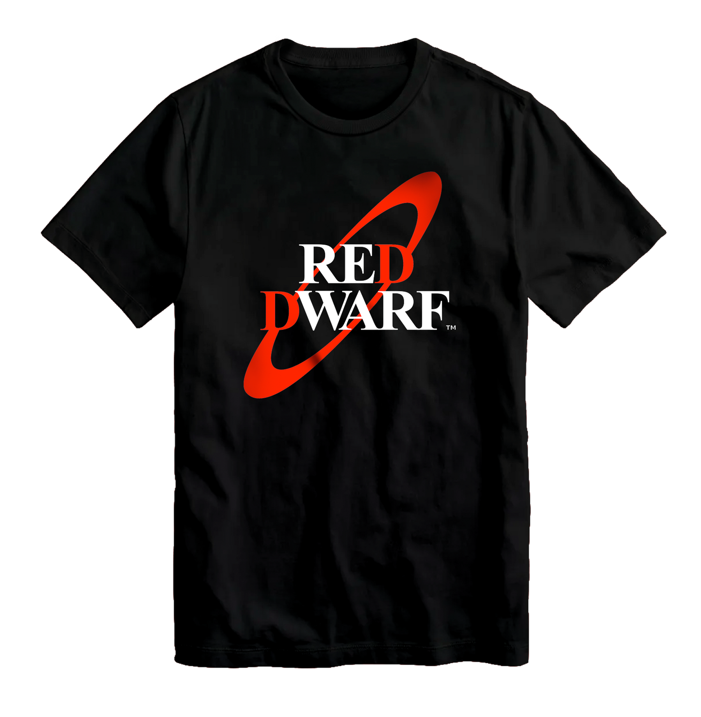 Red Dwarf Logo Black T-Shirt