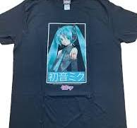 Hatsune Miku 01 Black T-Shirt