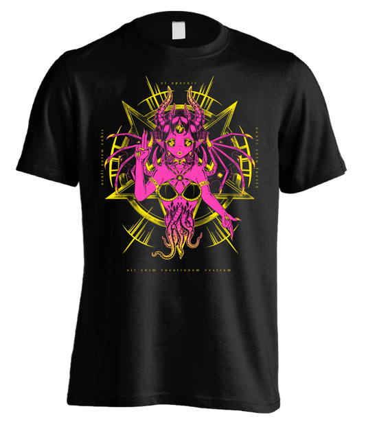 Pinku Kult Ninth Circle Black T-Shirt