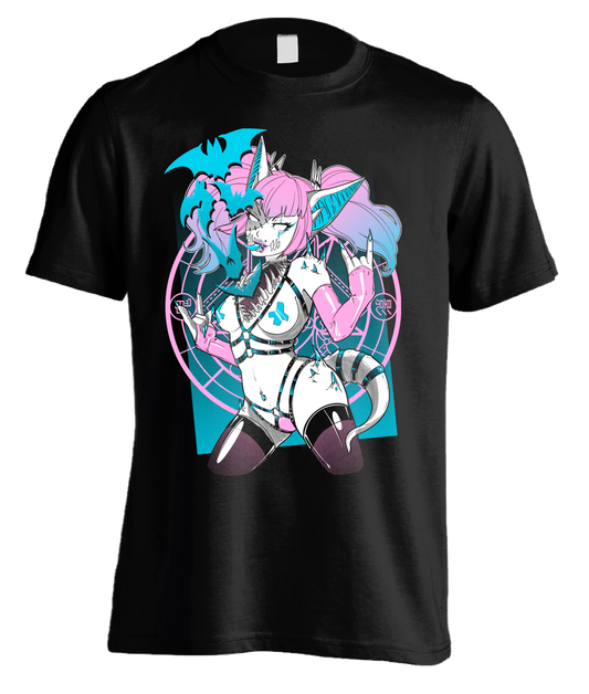 Pinku Kult Exhume Black T-Shirt