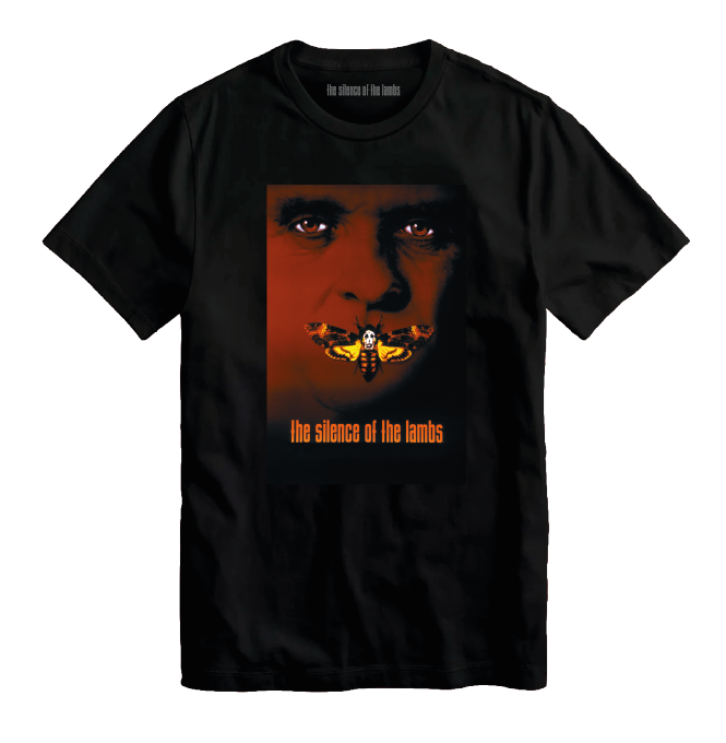 Silence of the Lambs Poster Black T-Shirt