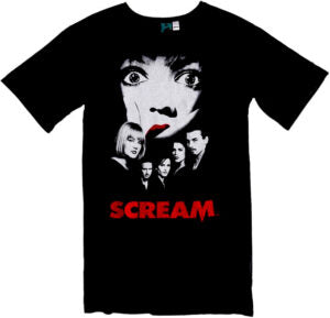 Scream Movie Poster Black T-Shirt