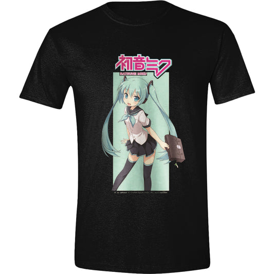 Hatsune Miku Ready for Business  Black T-Shirt